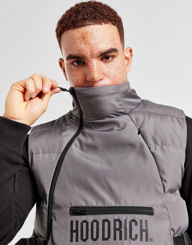 Grey Hoodrich Astro Vest Outerwear | LAE-927314