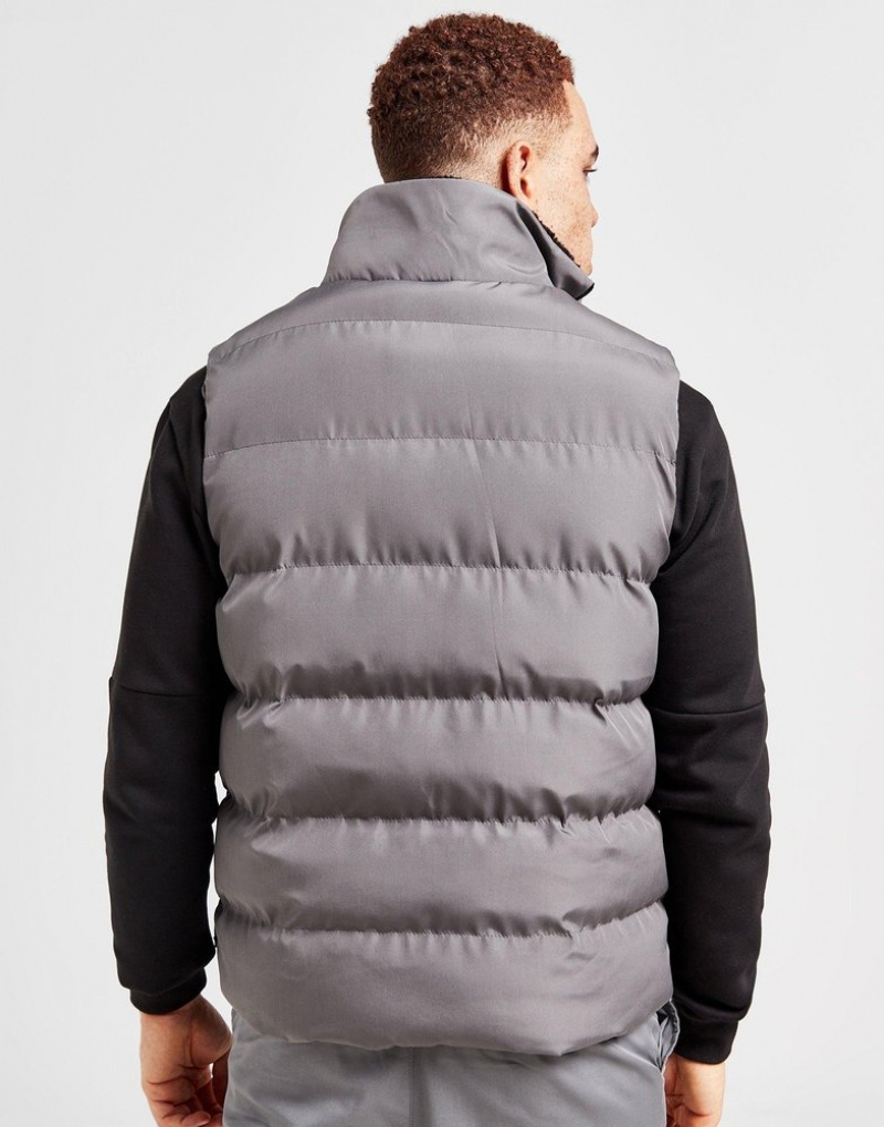 Grey Hoodrich Astro Vest Outerwear | LAE-927314