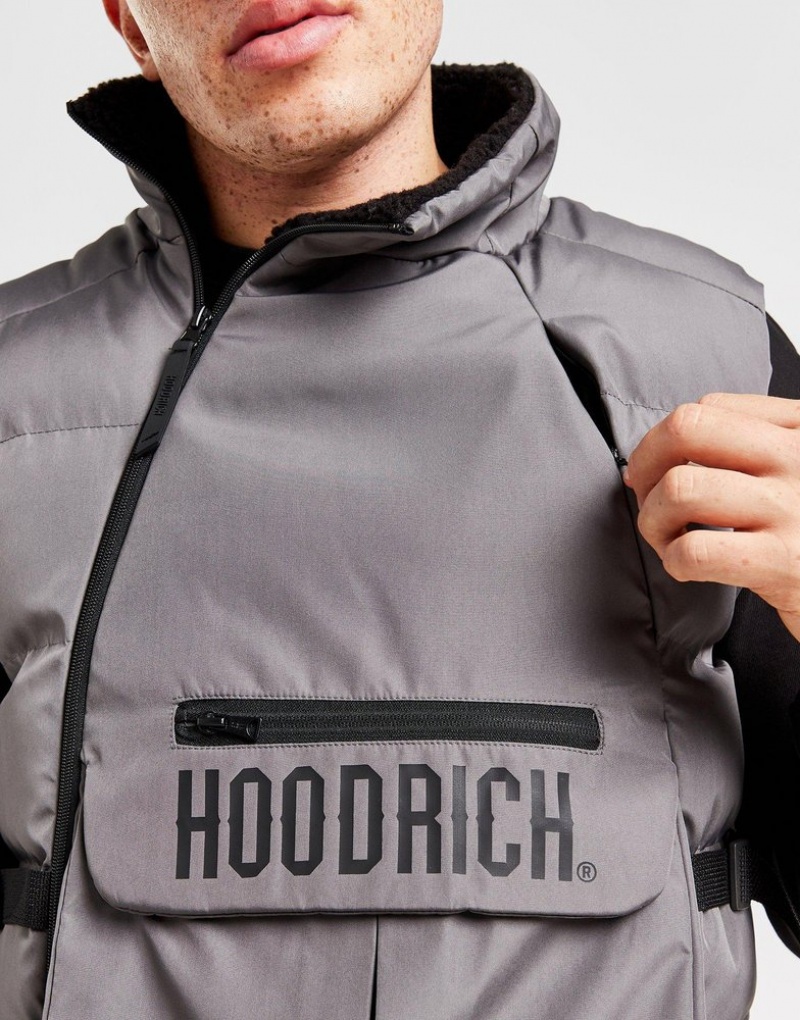 Grey Hoodrich Astro Vest Outerwear | LAE-927314