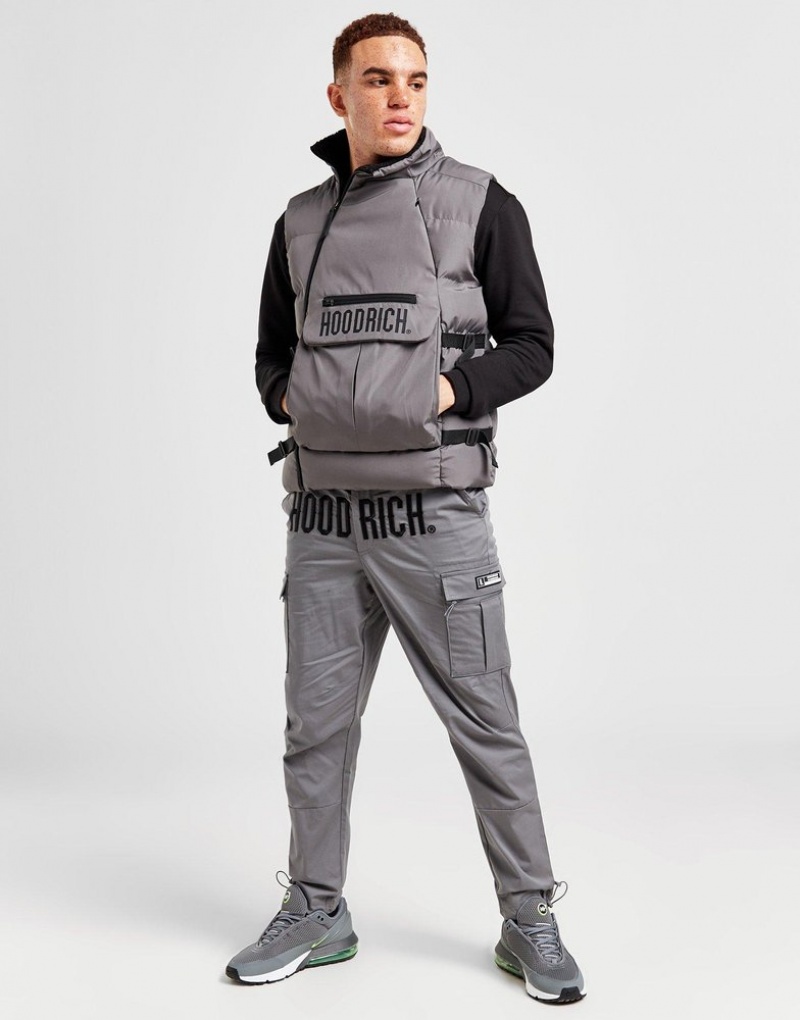 Grey Hoodrich Astro Vest Outerwear | LAE-927314