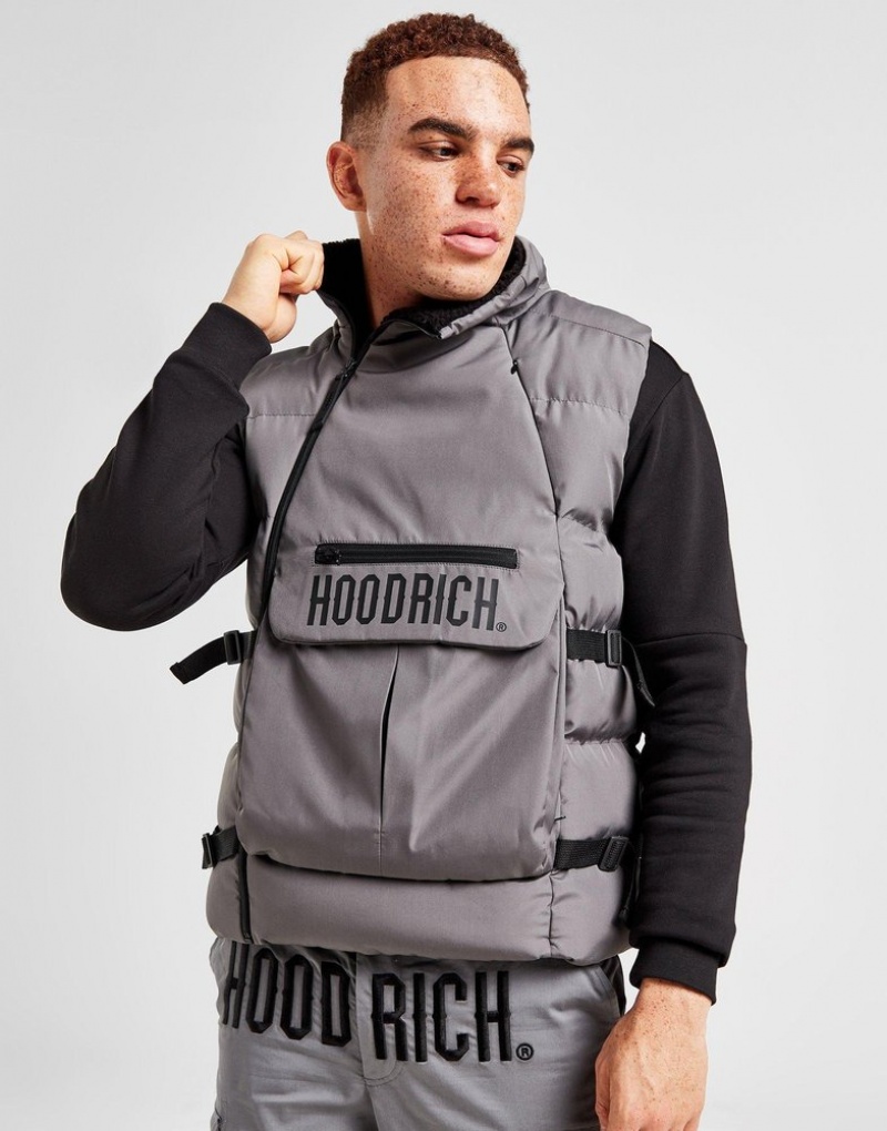 Grey Hoodrich Astro Vest Outerwear | LAE-927314