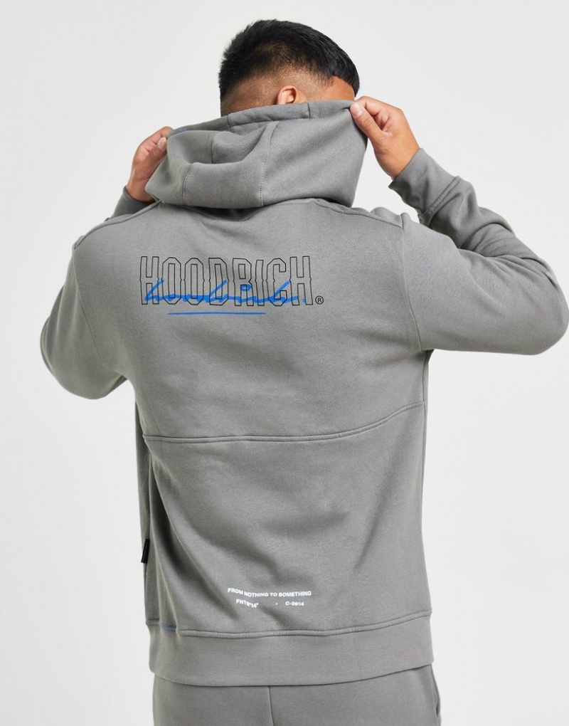 Grey Hoodrich Blend Hoodie Hoodies | LIM-084165