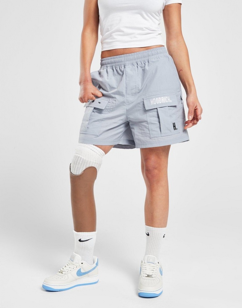 Grey Hoodrich Combat Shorts Shorts | MNRIHU-078