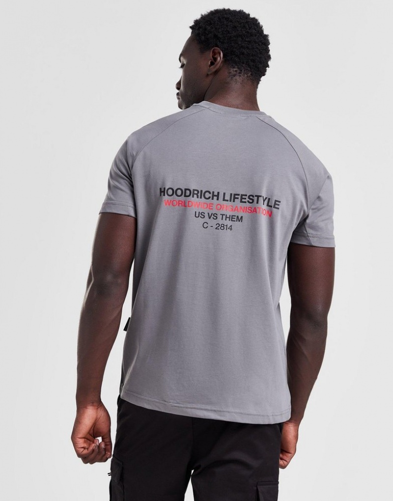 Grey Hoodrich Cycle T-Shirt T-shirts | YGO-487605