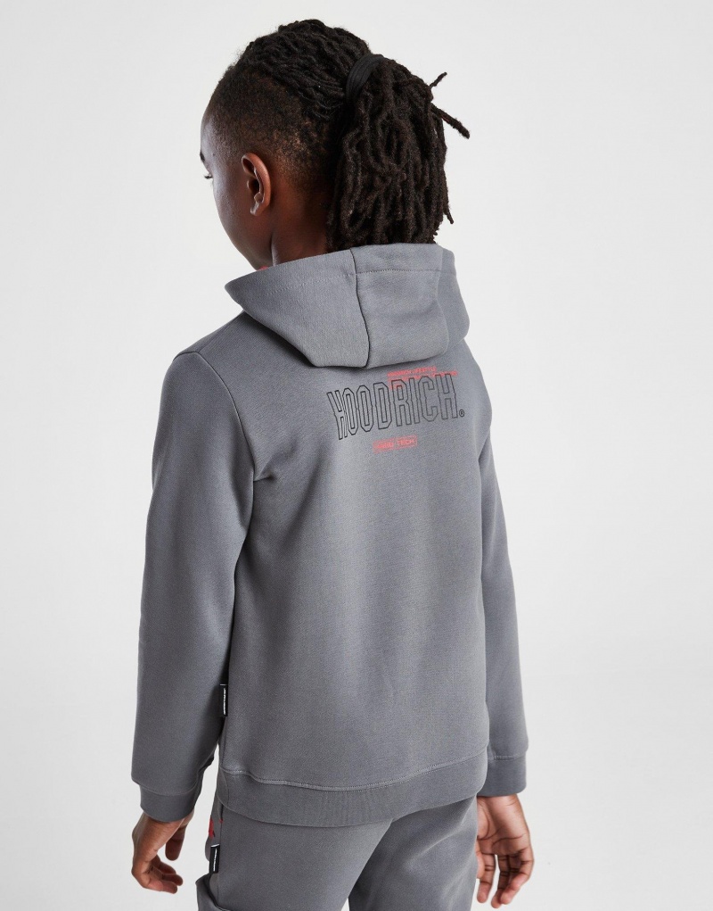 Grey Hoodrich Deflect Overhead Hoodie Junior Hoodies | RGCIHEP-91