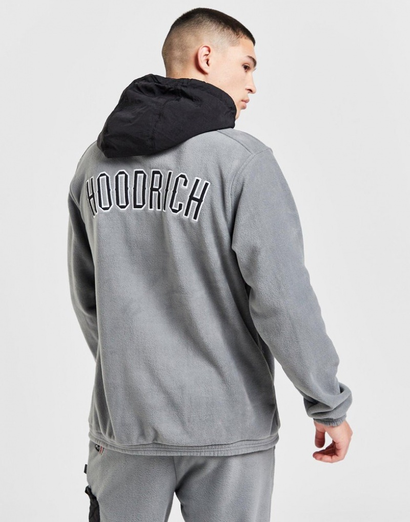 Grey Hoodrich Everest Hoodie Hoodies | OZS-195278