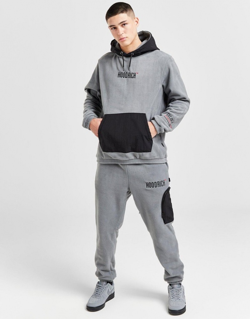 Grey Hoodrich Everest Hoodie Hoodies | OZS-195278