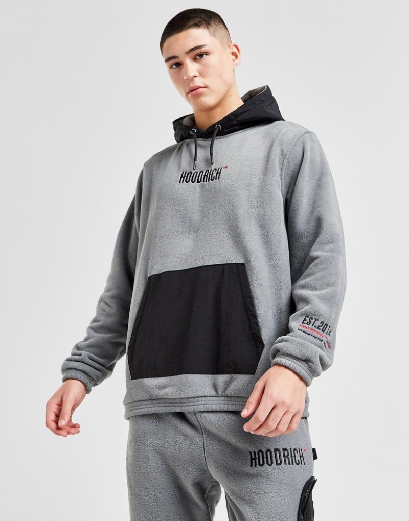 Grey Hoodrich Everest Hoodie Hoodies | OZS-195278