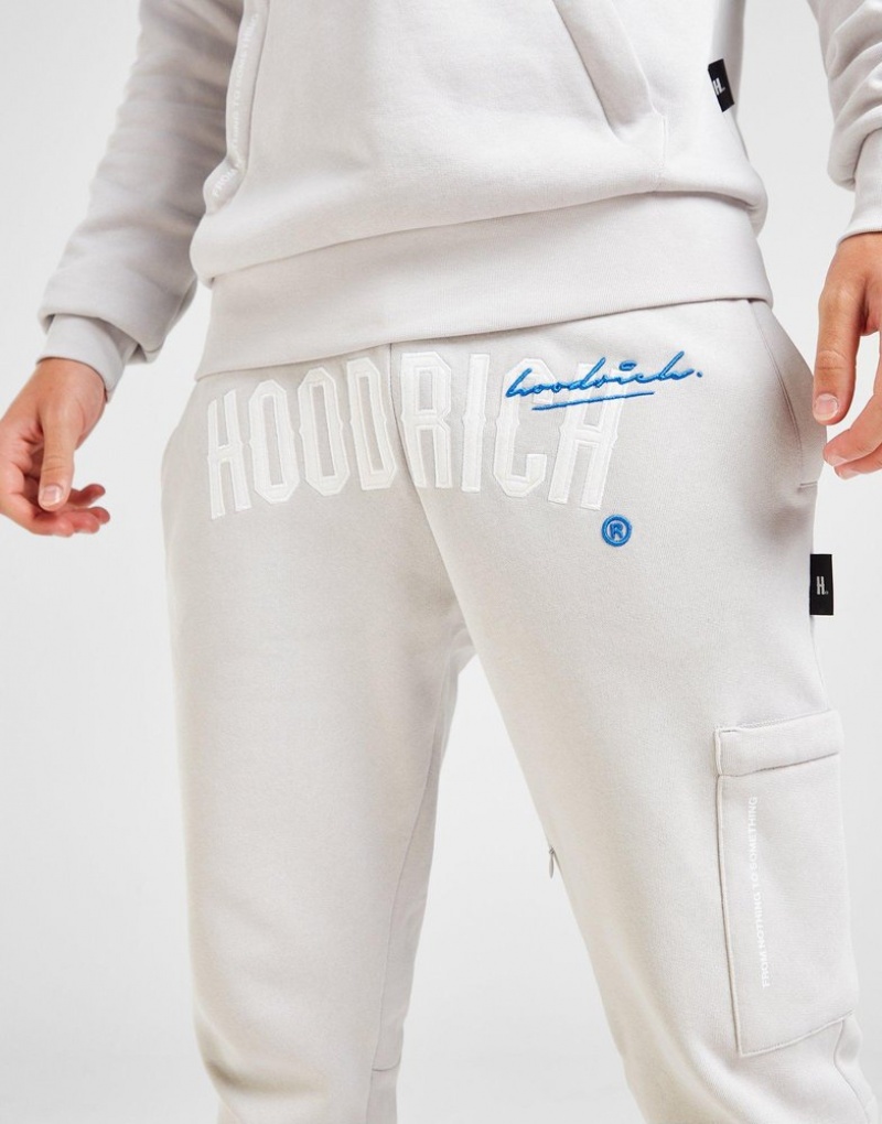 Grey Hoodrich Heat Cargo Joggers Joggers | KEZ-642987