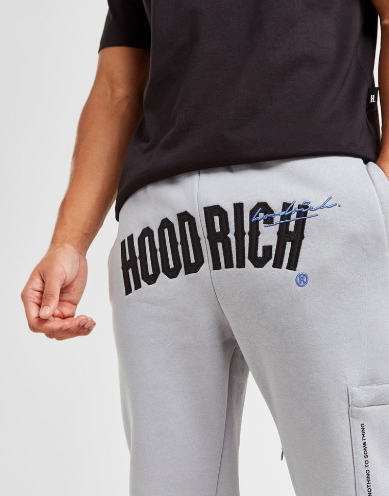 Grey Hoodrich Heat Cargo Joggers Joggers | MSQ-529183