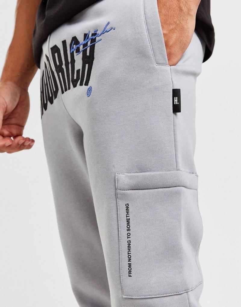 Grey Hoodrich Heat Cargo Joggers Joggers | MSQ-529183