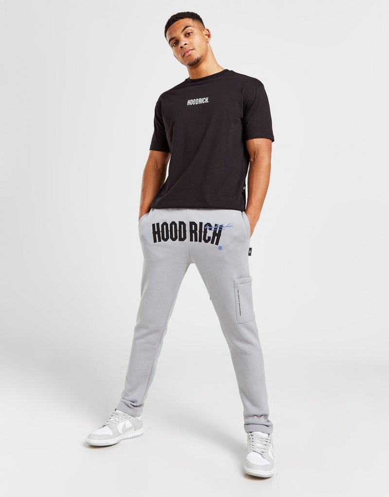 Grey Hoodrich Heat Cargo Joggers Joggers | MSQ-529183