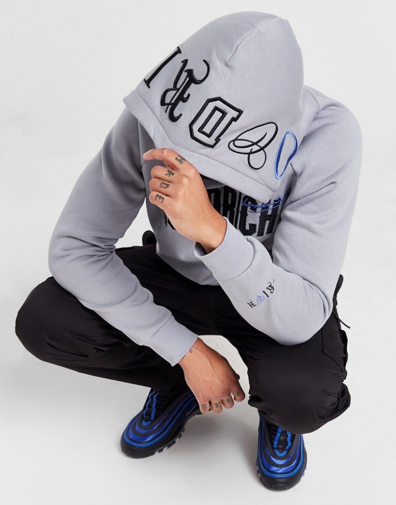 Grey Hoodrich Heat Hoodie Hoodies | FNO-649251