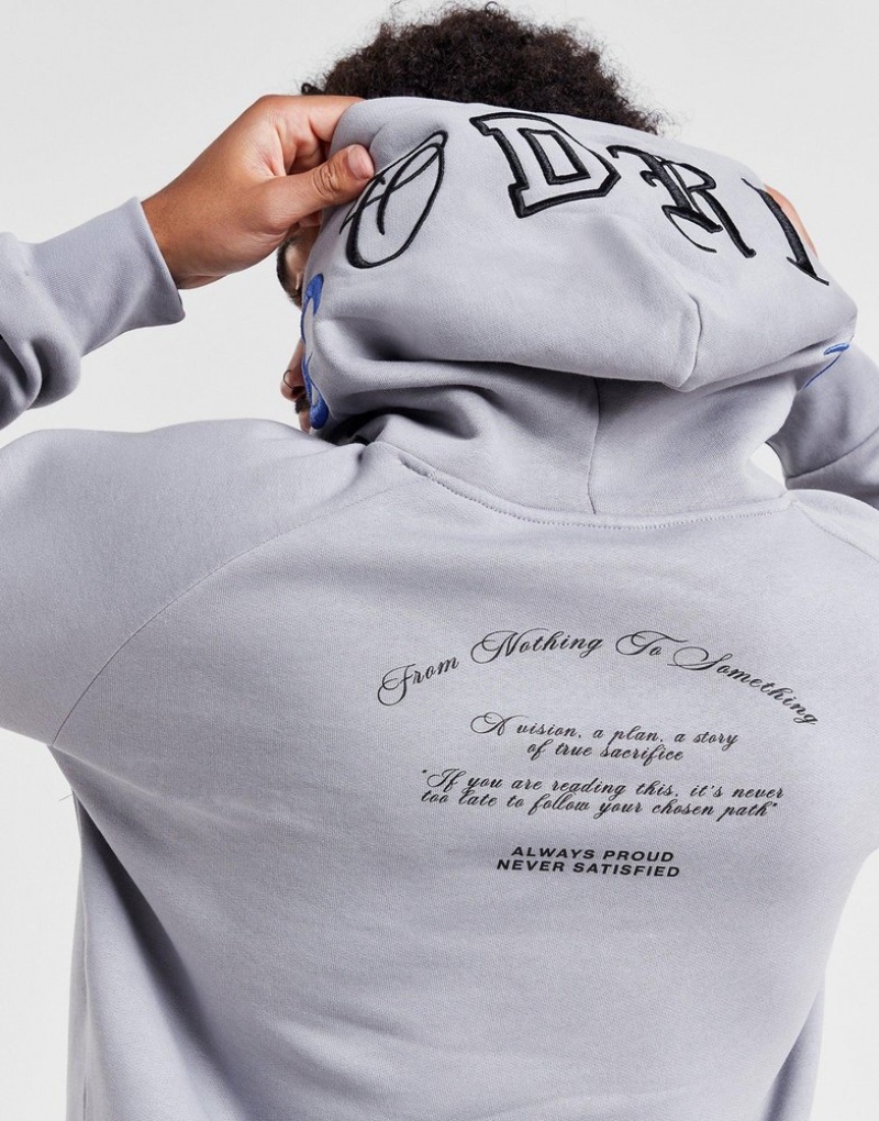 Grey Hoodrich Heat Hoodie Hoodies | FNO-649251