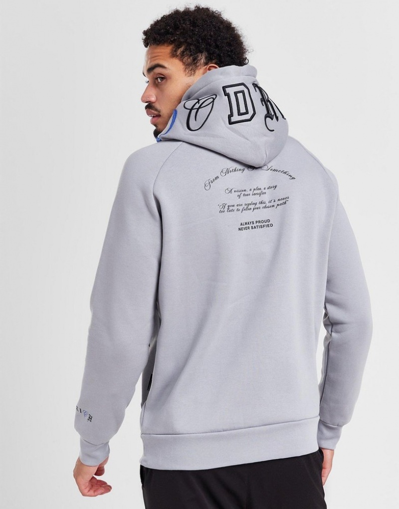 Grey Hoodrich Heat Hoodie Hoodies | FNO-649251