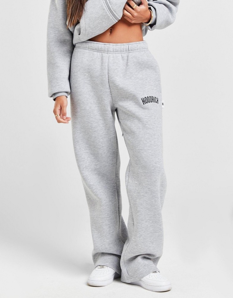 Grey Hoodrich Staple Wide Joggers Joggers | BLWMXD-518