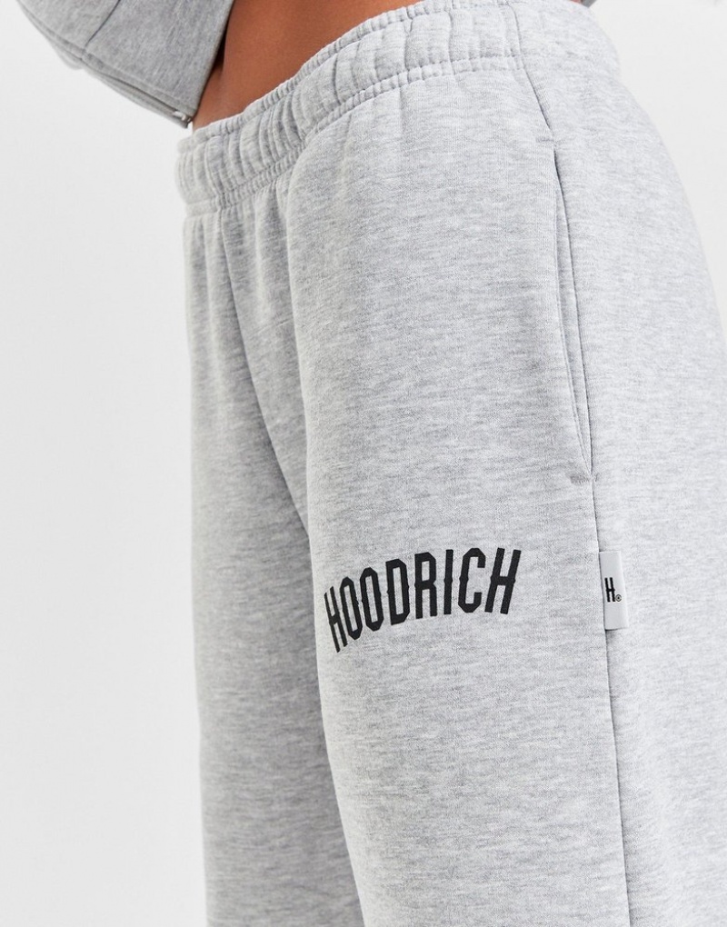 Grey Hoodrich Staple Wide Joggers Joggers | BLWMXD-518