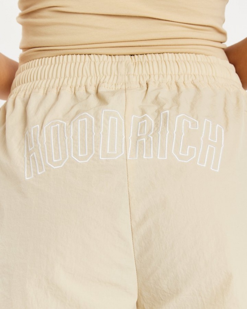 Irish Cream/White/Black Hoodrich OG Combat Cargo Woven Shorts Bottoms | 2357-ZRAFH