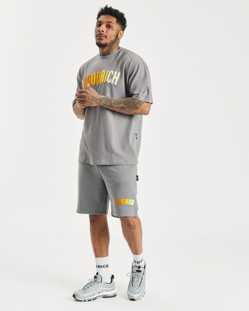 Lava Smoke/Buckskin/Amber Hoodrich OG Kraze Shorts Shorts | 5028-TIYHQ