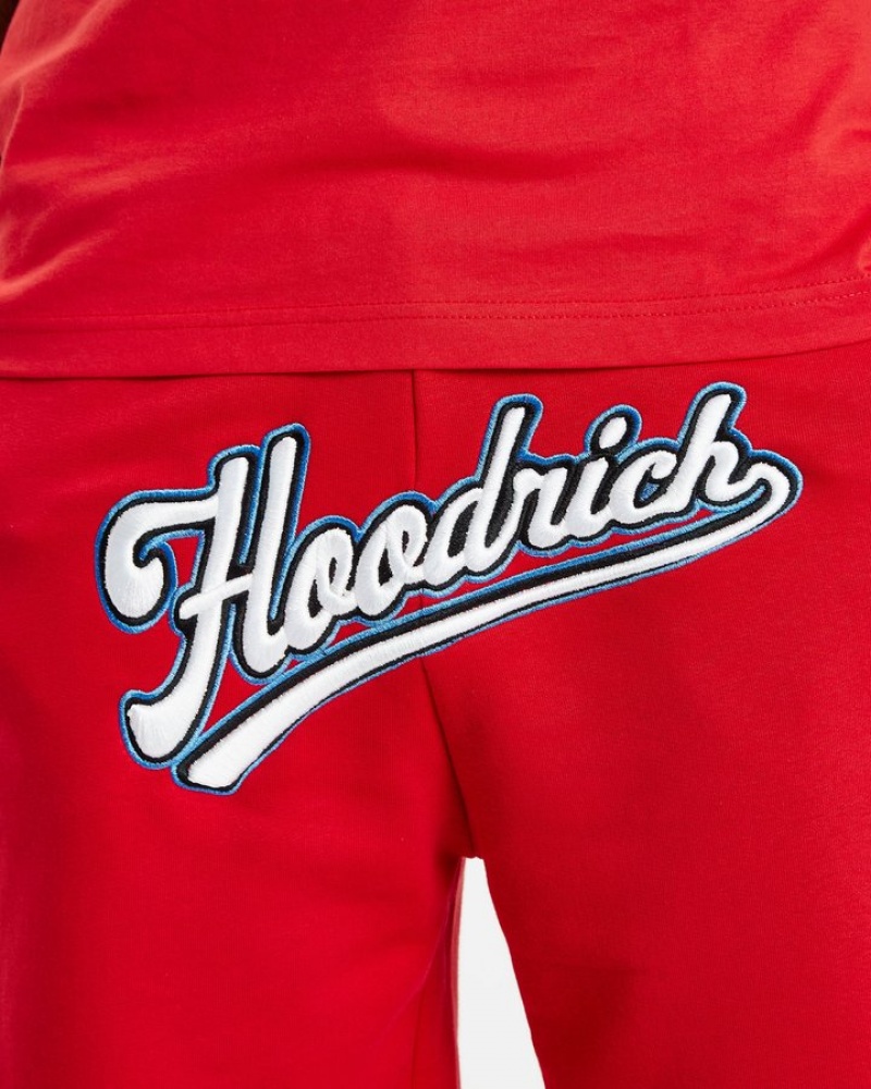 Mars Red/White/déjà vu Blue Hoodrich Stadium Shorts Shorts | 1482-CZERF