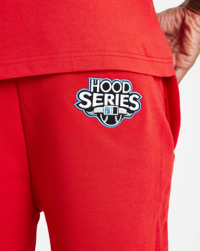 Mars Red/White/déjà vu Blue Hoodrich Stadium Shorts Shorts | 1482-CZERF