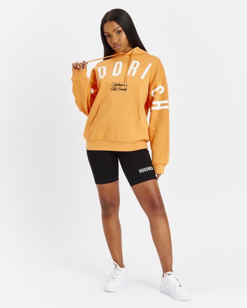 Orange/White/Black Hoodrich OG Match Hoodie Hoodies | 4173-RUVTI