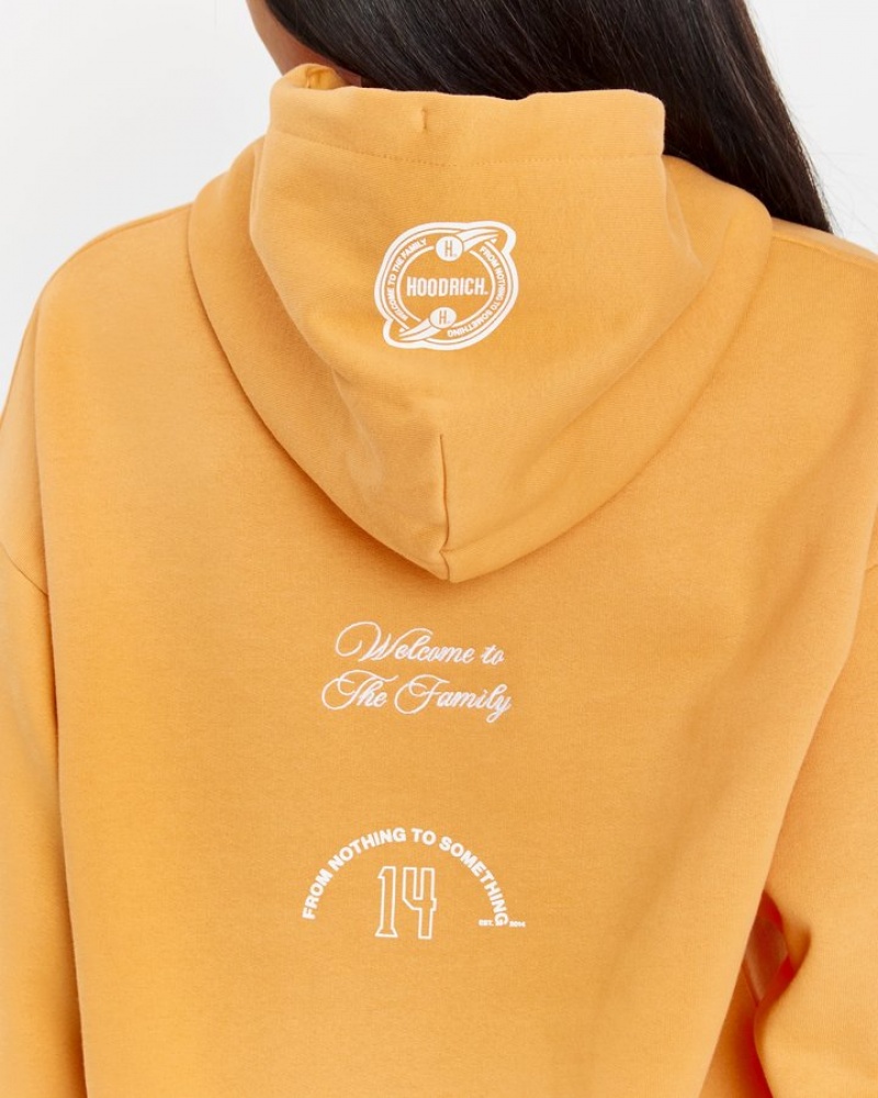 Orange/White/Black Hoodrich OG Match Hoodie Hoodies | 4173-RUVTI