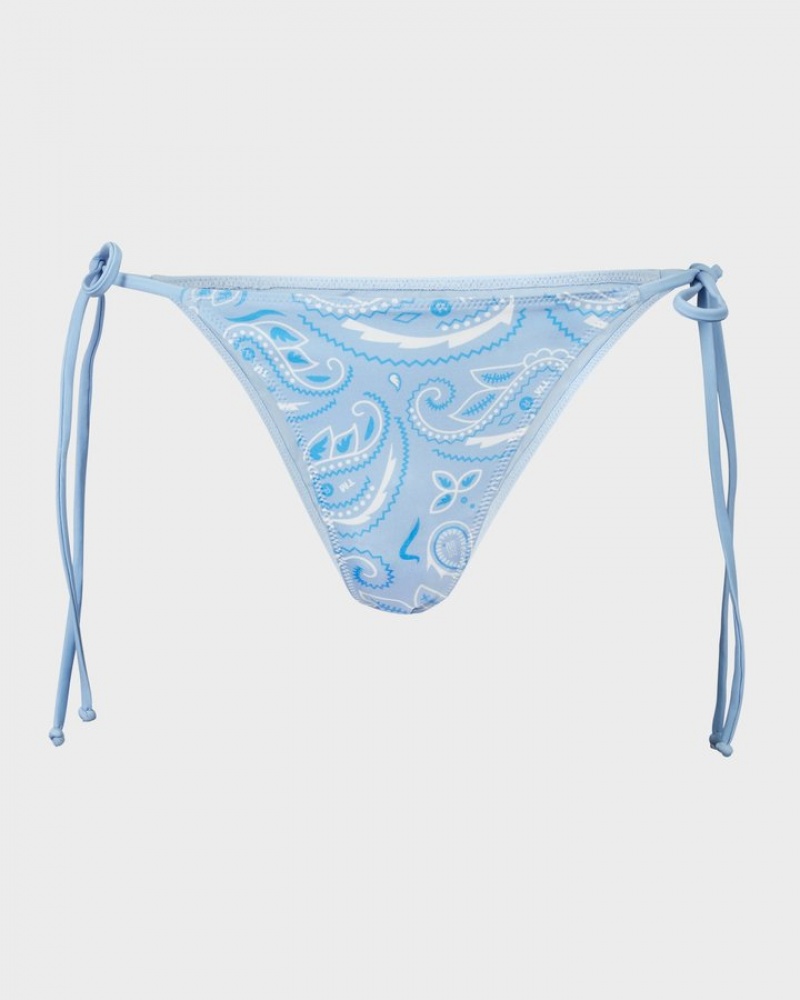 Placid Blue/Azure/White Hoodrich OG Soleil Bikini Bottom Bikini | 6158-RNHVS