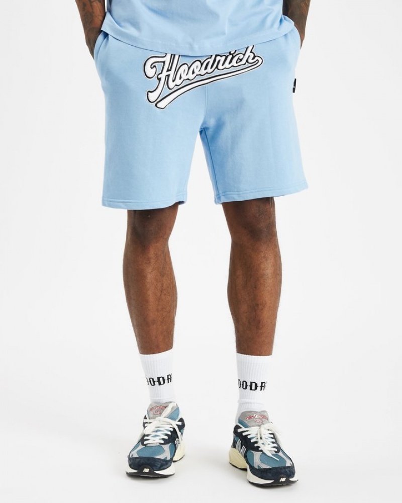 Placid Blue/White/Black Hoodrich Stadium Shorts Shorts | 2976-FTRGA