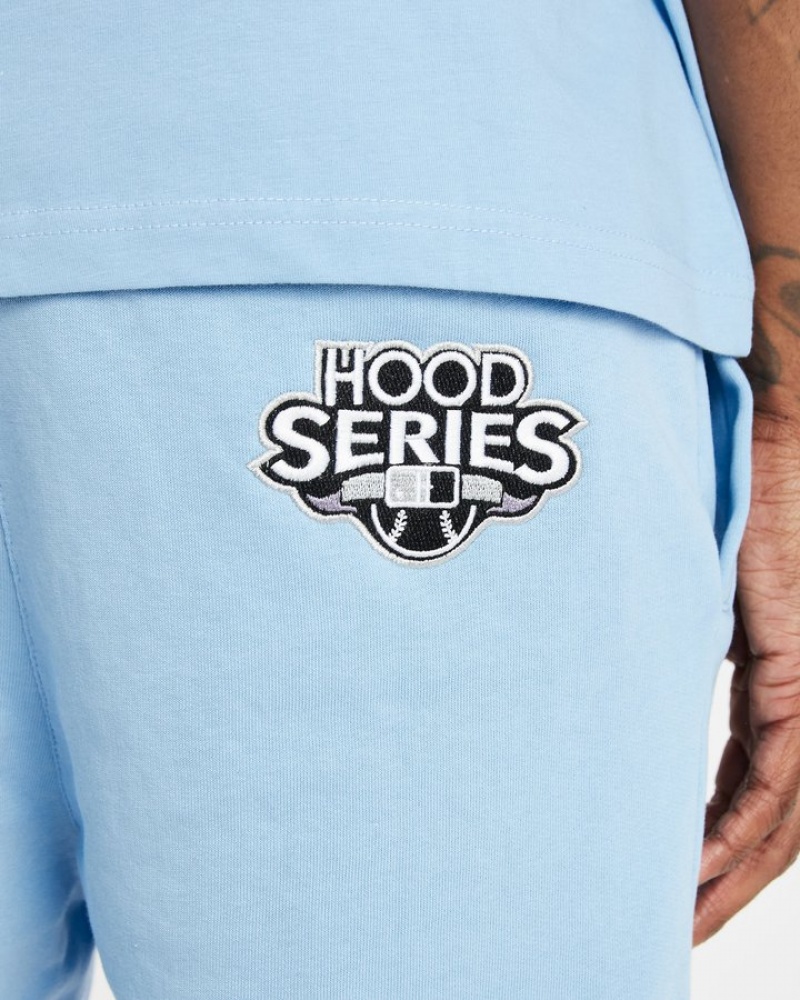 Placid Blue/White/Black Hoodrich Stadium Shorts Shorts | 2976-FTRGA