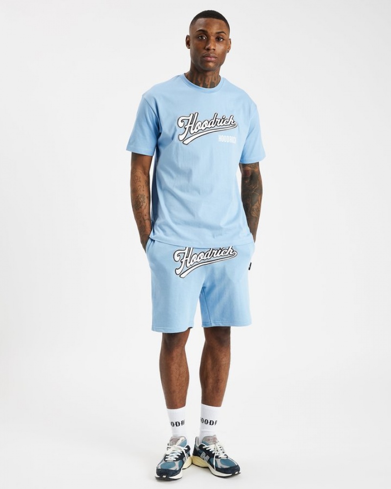 Placid Blue/White/Black Hoodrich Stadium Shorts Shorts | 2976-FTRGA