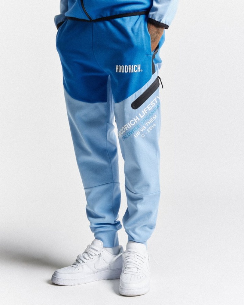 Placid Blue/White Hoodrich OG Cycle Joggers Joggers | 5943-JNAPH