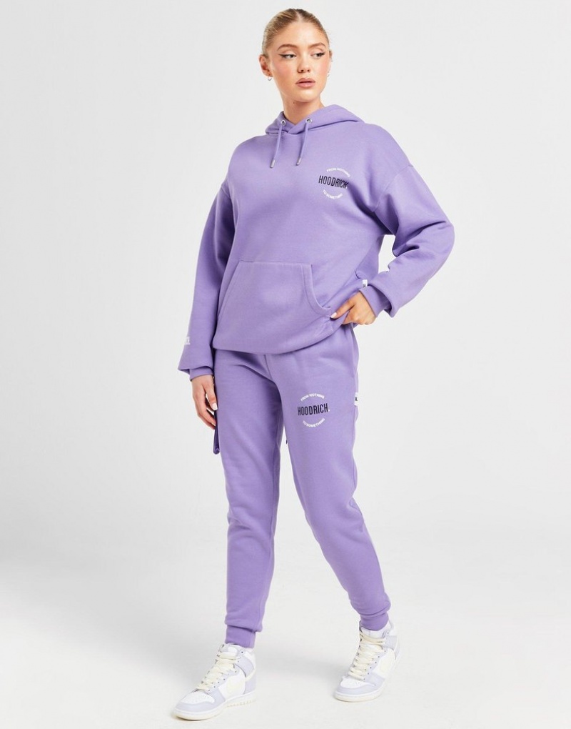 Purple Hoodrich Fetch Hoodie Hoodies | NMLJDC-597