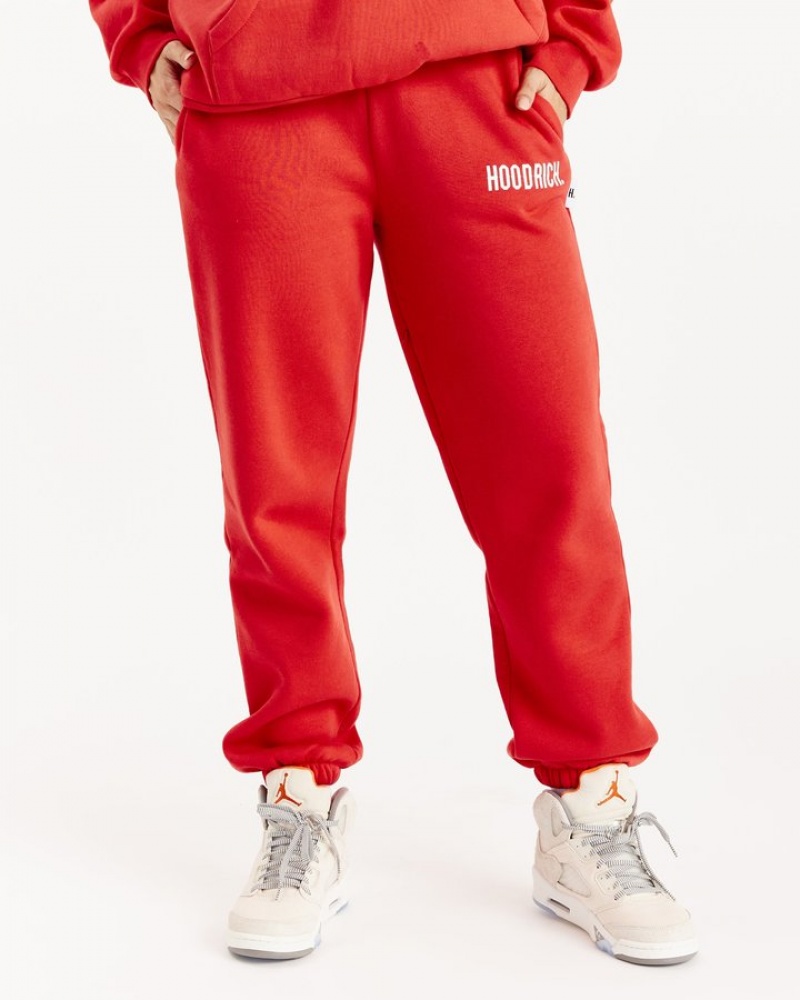 Red/White Hoodrich OG Storm Joggers Joggers | 6309-EZFLQ