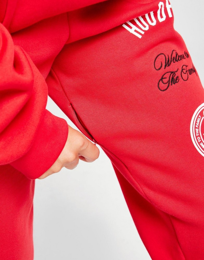 Red Hoodrich Match Joggers Joggers | CDRMOS-234