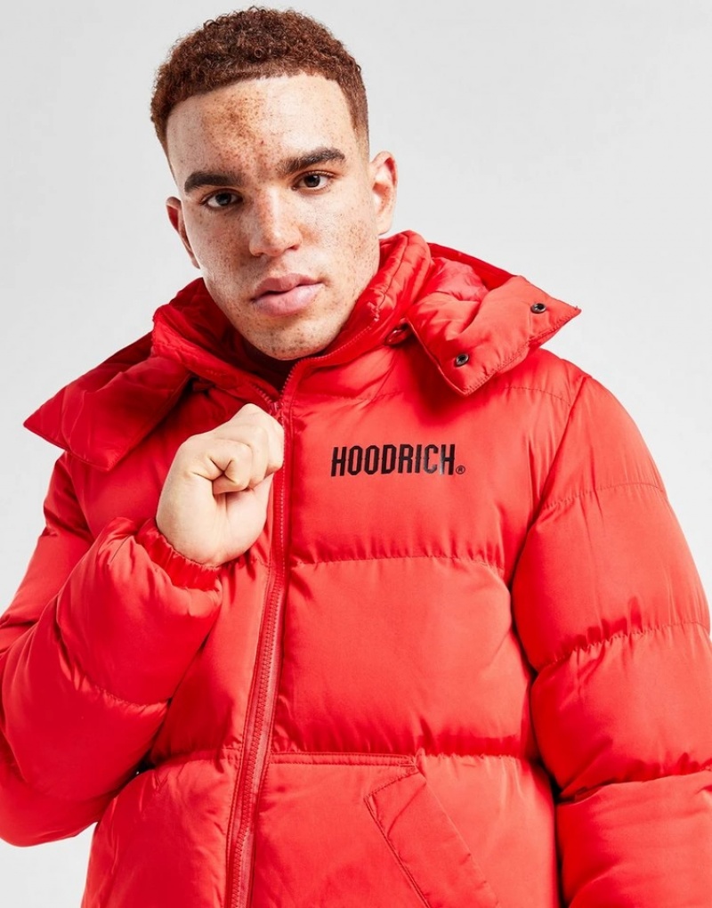 Red Hoodrich Stack Jacket Outerwear | YKA-684230