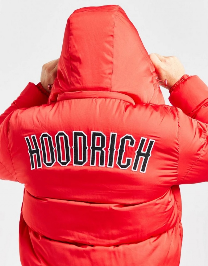 Red Hoodrich Stack Jacket Outerwear | YKA-684230