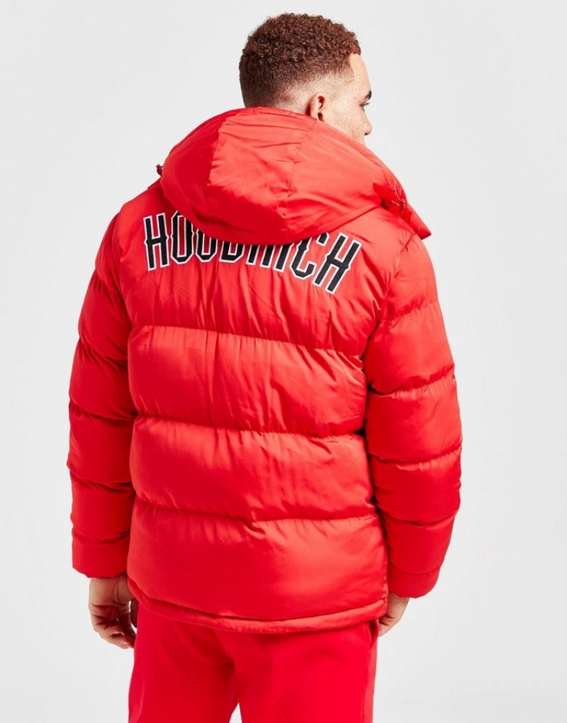 Red Hoodrich Stack Jacket Outerwear | YKA-684230