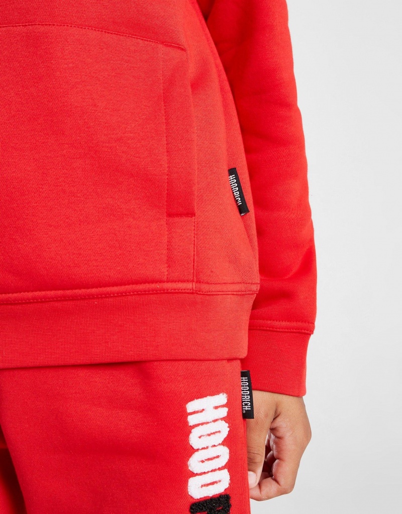 Red Hoodrich Tone Overhead Hoodie Junior Hoodies | UVTXCSR-52