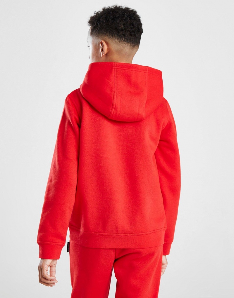 Red Hoodrich Tone Overhead Hoodie Junior Hoodies | UVTXCSR-52