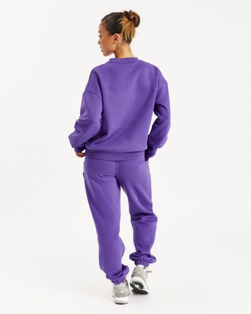 Violet/White Hoodrich OG Storm Joggers Joggers | 6241-EKTSH