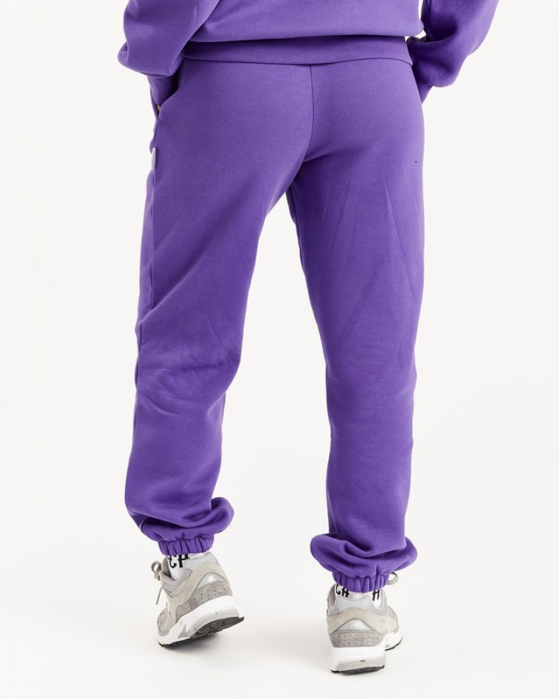 Violet/White Hoodrich OG Storm Joggers Joggers | 6241-EKTSH