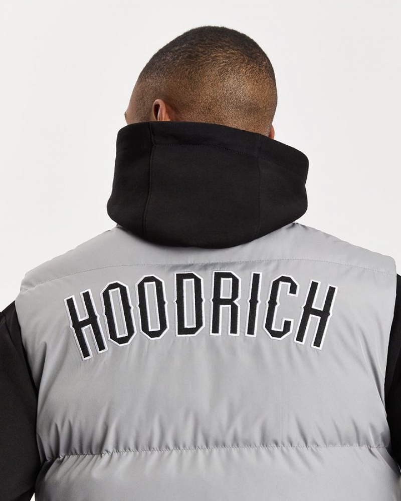 Weathervane/Black Hoodrich OG Stack Gilet Outerwear | 8534-GNBDY