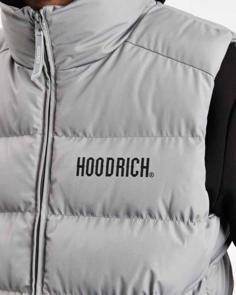 Weathervane/Black Hoodrich OG Stack Gilet Outerwear | 8534-GNBDY