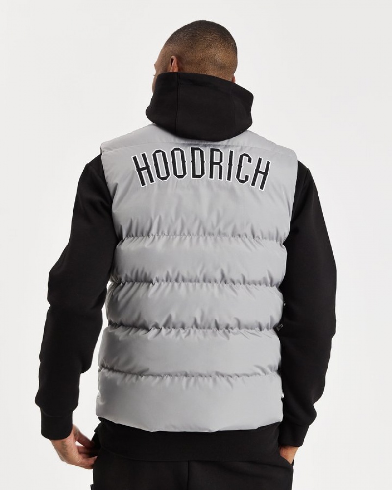 Weathervane/Black Hoodrich OG Stack Gilet Outerwear | 8534-GNBDY