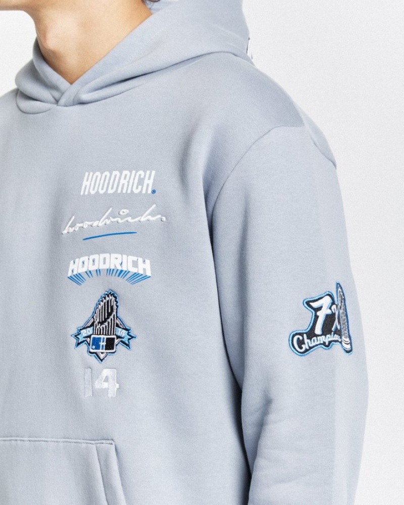 Weathervane/White/Blue Hoodrich Stadium Hoodie Hoodies | 0529-ZFWKV