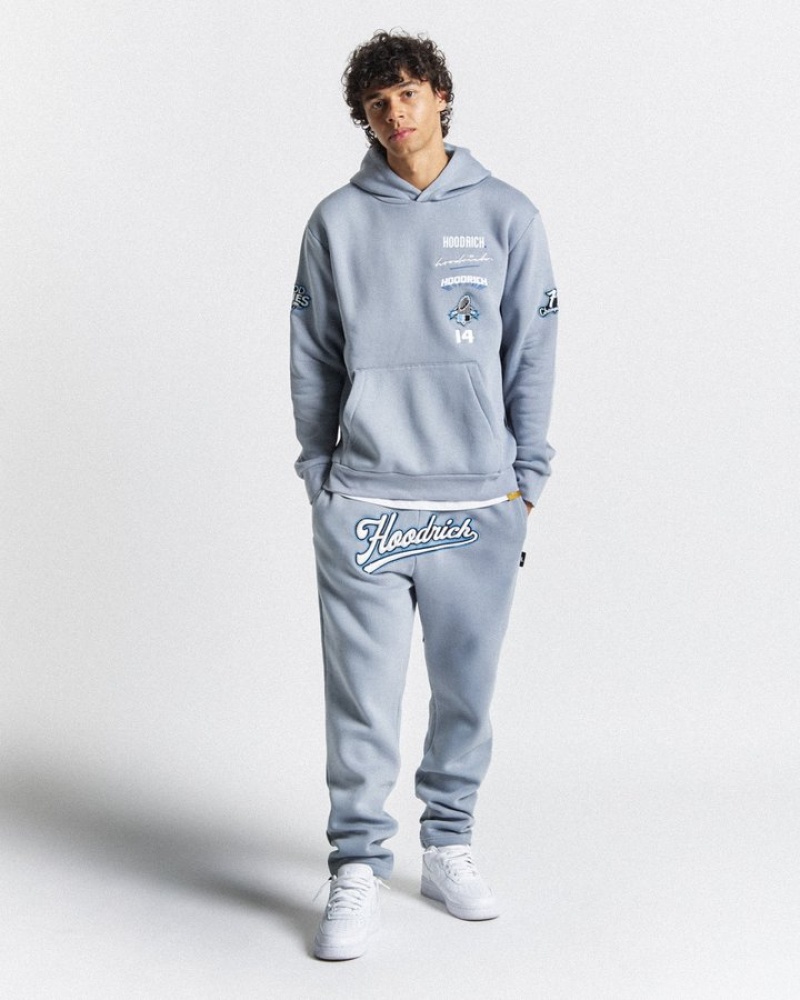 Weathervane/White/Blue Hoodrich Stadium Hoodie Hoodies | 0529-ZFWKV