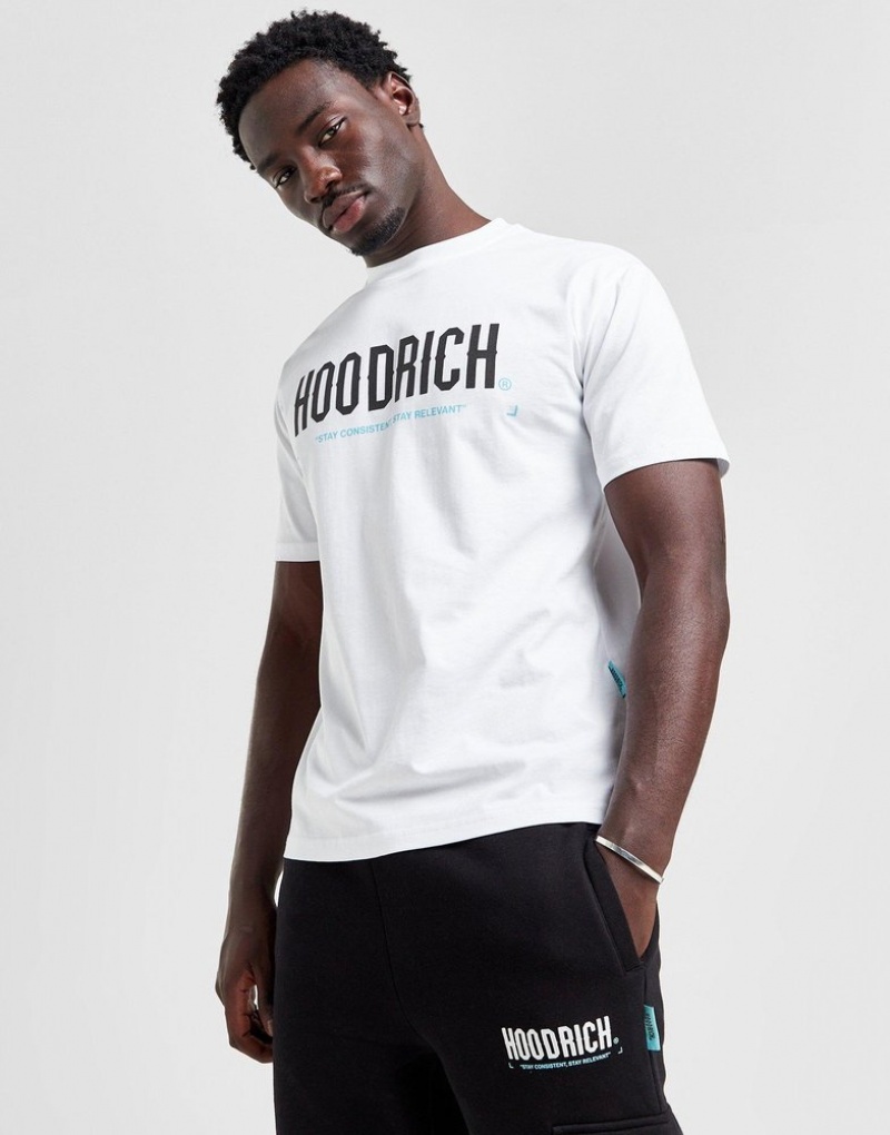 White Hoodrich Akira Fumez T-Shirt T-shirts | ALM-813270