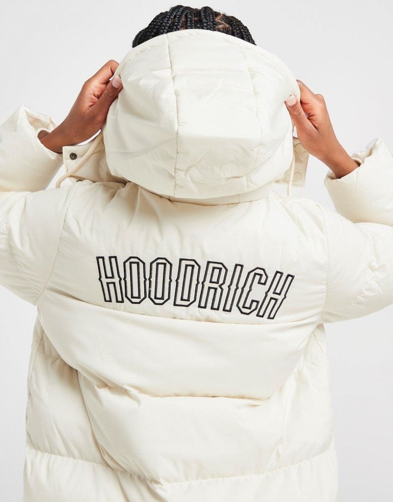 White Hoodrich Sia Longline Jacket Outerwear | JVECSX-098 